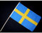 Everflag Stock-Flagge 30 x 45 : Schweden