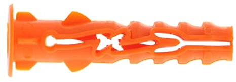 Spit - Cheville fixation legere nylon-avec collerette - Ø mm.5 - Long. mm.25 - Ø vis mini/maxi.2,5/4 - Cond..100 -