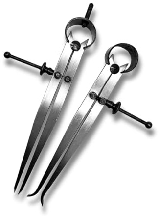 Proops Set of 2 Calipers, 6 (150mm) Internal & Divider. (W4104) Free UK Postage