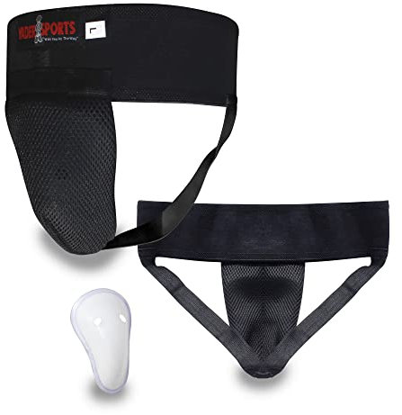 Groin/Abdominal guard Box Protector Muay thai MMA Cricket box black kids martial arts training box guards, Hockey groing guard, adult martial arts box protector (Extra Large / adult wasit 36+)