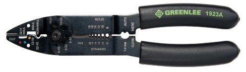 Greenlee 1923A Crimping/Stripping Combination Tool, 10-22AWG