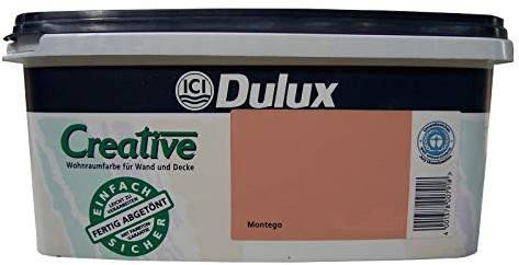 2,5 Liter Dulux Creative Wohnraumfarbe, Montego Seidenglänzend