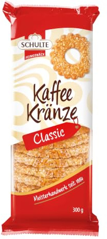 KAFFEEKRÄNZE von Schulte, 300g | Klassisches Gebäck zu Kaffee und Tee