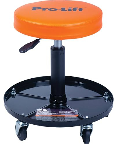Stens 051-036 Pneumatic Chair, red and Black