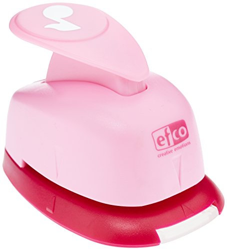 efco Stanzer, Kunststoff, pink, 4,5x6,5cm