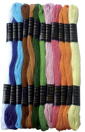Garn Brasilianische Armband Fein 12 Farbe Natur - Saat Kreativ