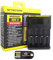Nitecore New i4 (2016 Version) Intelligent Charger Universal Smart-Ladegerät mit WINGONEER USB-LED-Licht