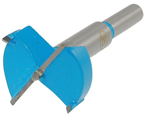 Sourcingmap Forstner Drill Bits 35mm, Tungsten Carbide Wood Hole Saw, Woodworking Hinge Hole Drilling Boring Bit Cutter Cutting Tool (Gray, Blue)