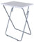 thesecrethome.es - Mesa Plegable Portátil de Madera - Mesita Multifuncional Rectangular - Mesa Auxiliar para Terraza, Balcón, Camping o Jardín 48 x 38 x 66 CM (White)