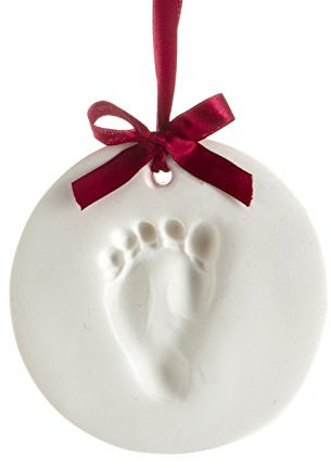 Pearhead Ornement Souvenir Empreinte Main/Pied, Blanc, 1 Unité
