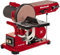 Einhell TC-US 400 Levigatrice combinata da banco (230 V, 375 W, giri al min. 1450, vel. Nastro 276m/min., diam. disco 150 mm, nostro 915x100 mm, incl. Base d'appoggio lavorazione inclinabile)