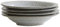 House Doctor Suppentellerschüssel, Porzellan, Grau, 25 centimeters