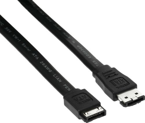 InLine 27515 Câble eSATA vers SATA blindé 1,5 m Noir