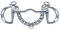 Springkandare, Edelstahl 13,5cm