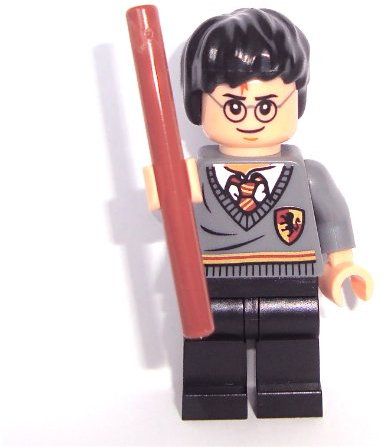 LEGO Harry Potter: Harry Potter Mini-Figurine avec Brun Baguette Magique
