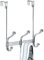 iDesign York Lyra Over Door 3-Hook Rack, Chrome