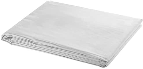 vidaXL Telón de Fondo sin Soporte, Fondo de Fotografía de Retratos, Pantalla de Fotos, Telón para Estudio, Algodón Blanco 600x300 cm