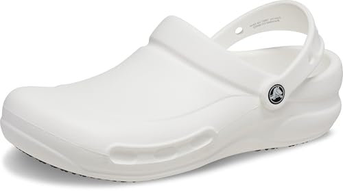 Crocs Unisex Erwachsene Bistro Work Clog Clog, White, 46/47 EU