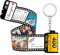 SOUFEEL Film Roll Keychain Customized with Picture Text Personalized Keychain Camera Roll Memory Reel Keychain Keyring Gifts