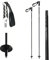 Komperdell Alpin Skistock Carbon Black - Carbon SKISTÖCKE Duplo-Griff