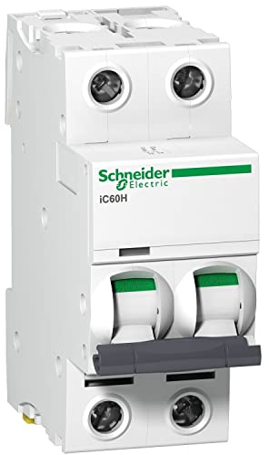 Schneider 'Merlin Gerin' iC60H 2A 2 Pole C Curve MCB
