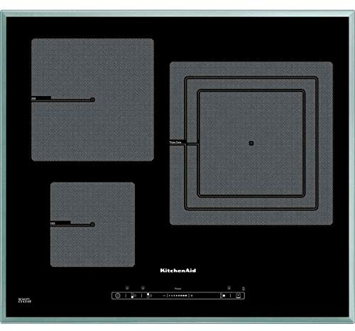 KitchenAid KHID3 65510 piano cottura Nero Incasso A induzione