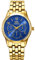 Meister Anker Damen Armbanduhr 21,5cm Kristall Edelstahl gelb Quartz Mineralglas 490000020