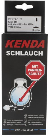 KENDA Fahrradschlauch, schwarz