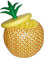 Generique - Aufblasbarer EIS-Kübel Ananas
