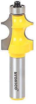 Yonico 13108 - Corner Bead Router Bit, Bead Radius: 1/4, Bead Diameter: 1/2 - 1/2 Shank