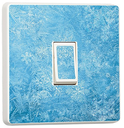 Auto Adesivo in Vinile per Interruttore Luce Singolo, Motivo: Frozen-Il Regno di Ghiaccio