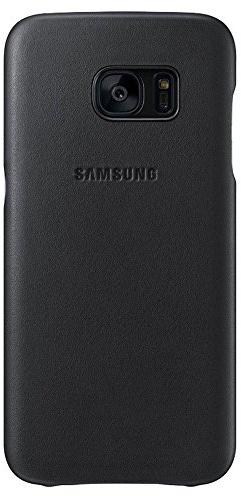 Samsung EF-VG935LBEGWW Custodia per Samsung Galaxy S7 Edge, Pelle, Nero