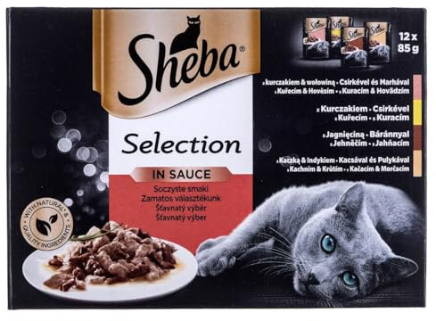 Sheba Pouch Fine Dining Cat Food 12x85g