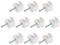 2016 10 X 35mm Porcelain Ceramic Kitchen Cupboard Door Handle Knobs with Screws White