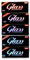 5 booklets x GLASS Clear Rolling paper King Size - 100% Natural - 200 papers