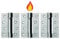 Excel 3 x Fire Door Hinges Single Action Residential Adjustable Self Closing Spring - Satin Chrome Plated