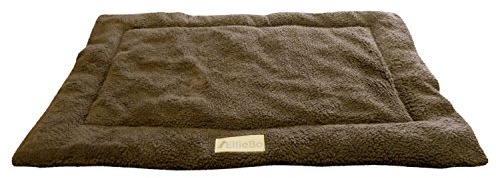 Ellie-Bo Hundebett aus Sherpa-Fleece, passend für Käfige 91,4 cm (91 Zoll), Braun