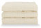 Gabel Asciugamani Ospite, Spugna di Puro Cotone Idrofilo, 40 x 60 cm, Ecru', Set da 3 Pezzi, Large