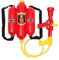 XICHEN® Feuerwehrmann Rucksack Wasserpistole Spielzeug Große Menge Wasser Lange Reichweite Rot Sommer Spaß