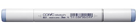 Copic Sketch Coloured Marker Pen - (B-21) Baby Blue, For Art & Crafts, Colouring, Graphics, Highlighter, Design, Anime, Professional & Beginners, Art Supplies & Colouring Books