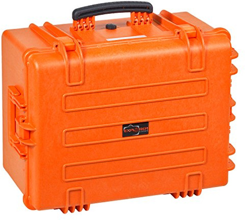Explorer Cases 5833 OE wasserdichte Staubdichte Mehrzweck-Schutzhülle, leer, mit Rollen, orange