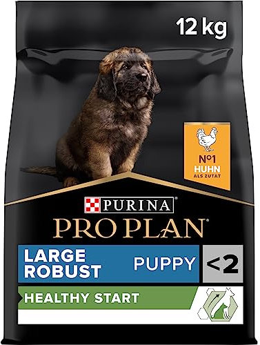 Pro Plan PURINA PRO PLAN Large Robust Puppy Healthy Start, Welpenfutter trocken, reich an Huhn, 1er Pack (1 x 12 kg)