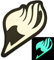 Glow Dark GITD Fairy Tail Japanese Manga Anime PVC Rubber 3D Touch Fastener Patch