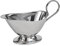 Salsiera APS, acciaio inossidabile di alta qualità, cena di Natale, arrosto/salsa da dessert, stoviglie 22 x 10,5 cm, H: 13,5 cm, acciaio inossidabile 18/8, capacità: 0,40 litri