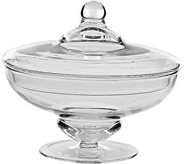 Bonboniere Marie Famous 24cm Keksdose Gefäß mit Deckel Vorratsdose Klarglas