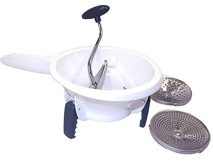 Fackelmann Verduras Chop con 2 Discos, Metal, Multicolor