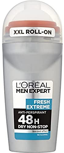 L'Oreal Men Expert Roll-On Anti-Perspirant, Fresh Extreme, 50ml