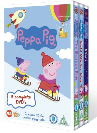 Peppa Pig Triple (Ballon Ride, Cold Winter Day and Stars) [3 DVDs]
