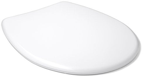 TATAY Siège WC, en matériel thermoplastique, à grande résistance aux impacts, recyclable et à longue durée. Couleur blanche, finition brillante