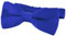 DonDon pajarita noble para niños - combinada y ajustable 9x 4,5 cm - de color azul - brillada con aire de seda